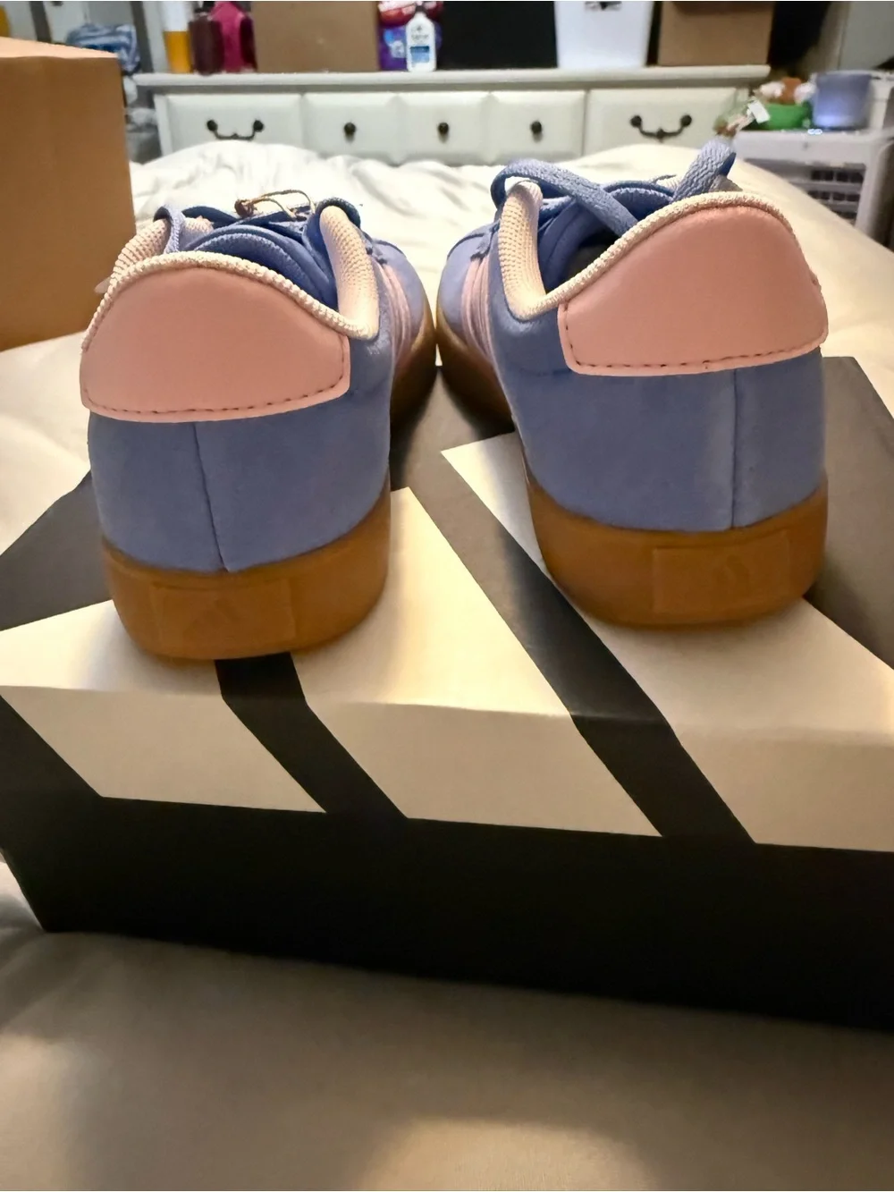 adidas Kids Cotton Candy Suede Sneakers